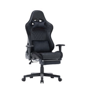 7 RGB Lights Bluetooth Speaker Gaming Chair Ergonomic Racing chair 165 degrees Reclining Gaming Seat 4D V255-GCHAIR-34-BBLACK
