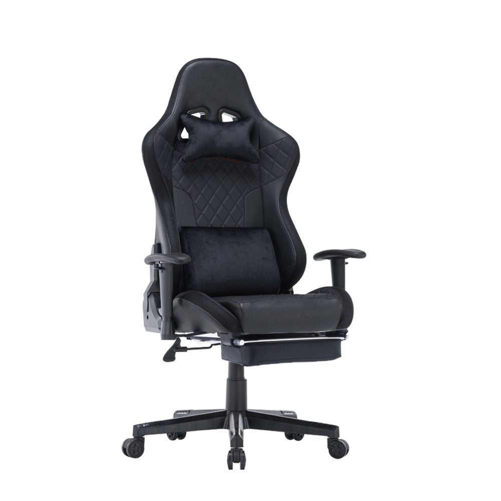 7 RGB Lights Bluetooth Speaker Gaming Chair Ergonomic Racing chair 165 degrees Reclining Gaming Seat 4D V255-GCHAIR-34-BBLACK