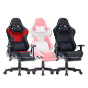 7 RGB Lights Bluetooth Speaker Gaming Chair Ergonomic Racing chair 165 degrees Reclining Gaming Seat 4D V255-GCHAIR-34-BBLACK