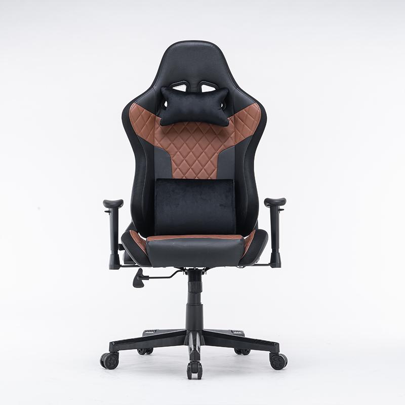 7 RGB Lights Bluetooth Speaker Gaming Chair Ergonomic Racing chair 165 degrees Reclining Gaming Seat 4D V255-GCHAIR-34-BBLACK