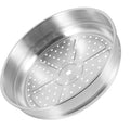 Housoutile 32cm Wok Steamer Dumpling Steamer Steaming Basket for Pot Dedicated Silver Accessories Stainless V255-HOU-STEAM-32CM