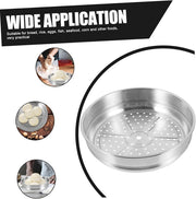 Housoutile 32cm Wok Steamer Dumpling Steamer Steaming Basket for Pot Dedicated Silver Accessories Stainless V255-HOU-STEAM-32CM