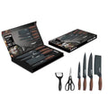 6 pieces Kitchen Knife Set Everich Chef Knives Stainless Steel Nonstick Scissor V255-LK-012