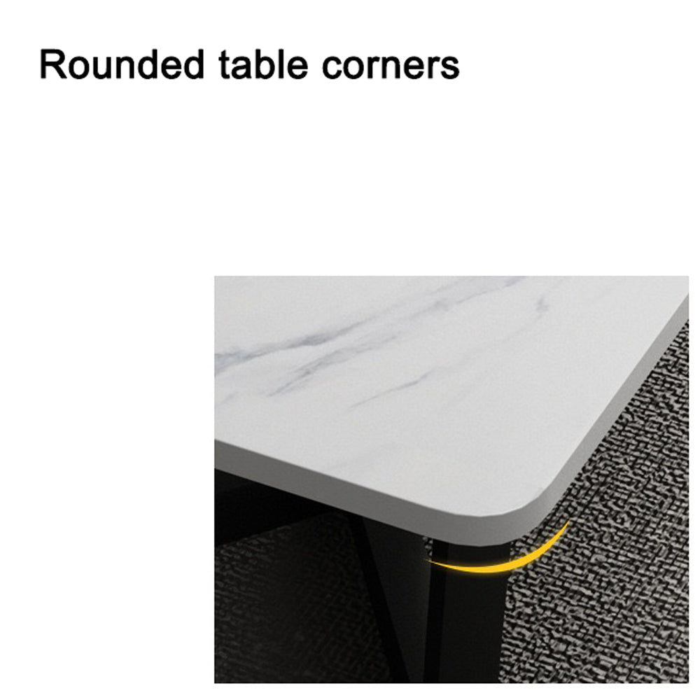 120x60cm Matte Grey Minimalist Slate Coffee Table Marble Tea Table Living Room Rectangle Cocktail Side Table V255-MATTEGTABLE-COFFEE
