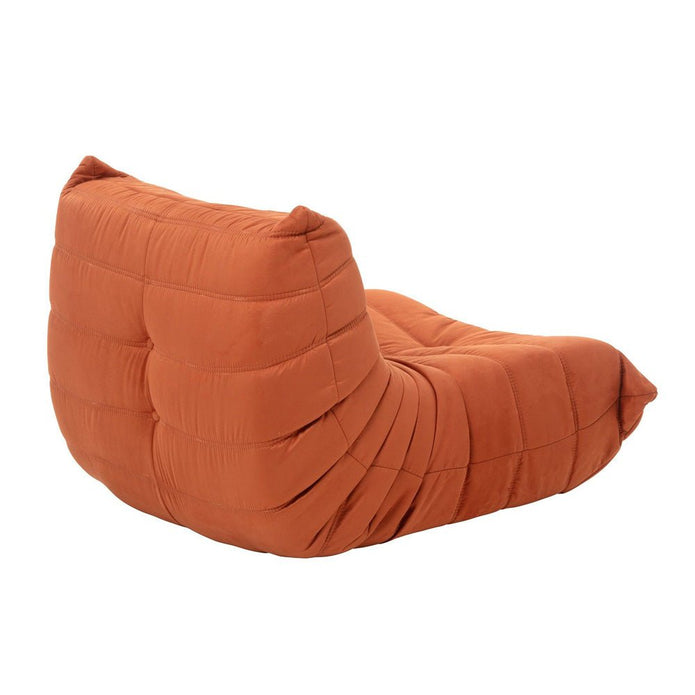 High Back Single Fireside Togo Sofa Chair Cozy Lounge Chair with Ottoman High Density Sponge Multiple Colors V255-MMC-GREEN