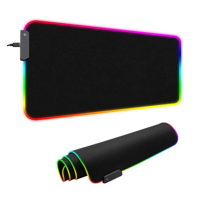 LED Gaming Mouse Pad Large RGB Extended Mousepad Keyboard Desk Anti-slip Mat V255-MPAD-RGB