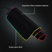 LED Gaming Mouse Pad Large RGB Extended Mousepad Keyboard Desk Anti-slip Mat V255-MPAD-RGB