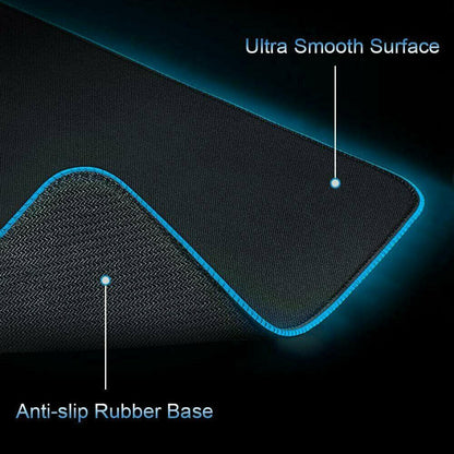 LED Gaming Mouse Pad Large RGB Extended Mousepad Keyboard Desk Anti-slip Mat V255-MPAD-RGB