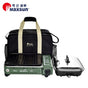 Portable Gas BBQ Stove PRO Grill Plate Burner Butane Camping Gas Cooker With Non Stick Pan and Lid V255-MS-88
