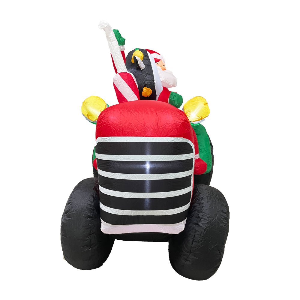 Radiant Christmas Lights Tractor Penguin Gift Xmas Inflatable Santa 1.8m Height V255-NCH22855