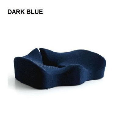 Premium Memory Foam Seat Cushion Coccyx Orthopedic Back Pain Relief Chair Pillow Office Dark Grey V255-P-SEAT-DG