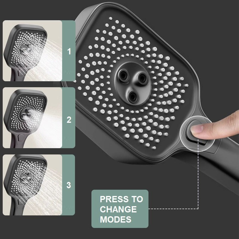 Geobella S31 Luxury Shower System Hot Cold Mixer Shower Set Bathroom Thermostatic SPA Rainfall Bath Tap V255-S31-DIG
