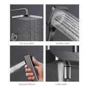 Geobella S31 Luxury Shower System Hot Cold Mixer Shower Set Bathroom Thermostatic SPA Rainfall Bath Tap V255-S31-DIG