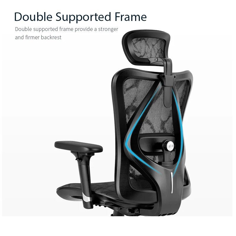 Sihoo M57 Ergonomic Office Chair, Computer Chair Desk Chair High Back Chair Breathable,3D Armrest and Lumbar V255-SIHOO-M57-0009-GY