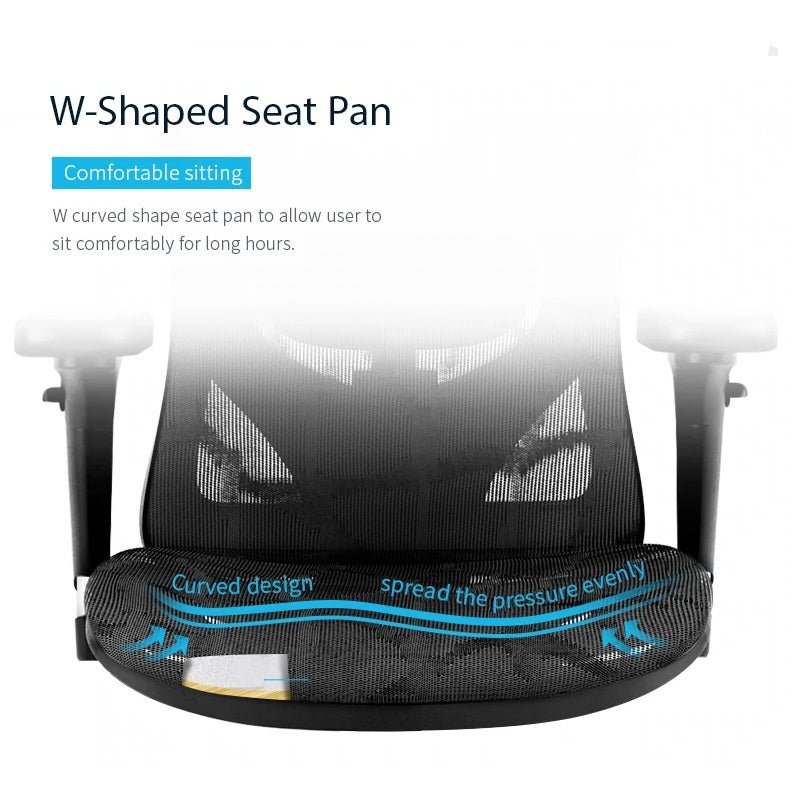 Sihoo M57 Ergonomic Office Chair, Computer Chair Desk Chair High Back Chair Breathable,3D Armrest and Lumbar V255-SIHOO-M57-0009-GY