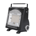 AMZ 1700W 2-in-1 Portable Outdoor Camping Butane Gas Heater Stove Steel Iron Aluminium Metal Manual V255-SYJ-8508