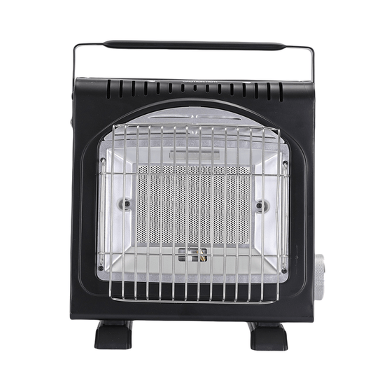 AMZ 1700W 2-in-1 Portable Outdoor Camping Butane Gas Heater Stove Steel Iron Aluminium Metal Manual V255-SYJ-8508