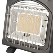AMZ 1700W 2-in-1 Portable Outdoor Camping Butane Gas Heater Stove Steel Iron Aluminium Metal Manual V255-SYJ-8508