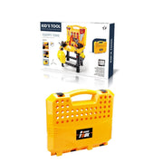 Toy Power Workbench, Kids Power Tool Bench Construction Set with Tools and Electric Drill V255-T101-N