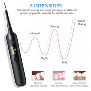 Electric Ultrasonic Dental Tartar Plaque Calculus Tooth Remover Set Kits Cleaner with LED Screen V255-TEETHCLEANER_LED