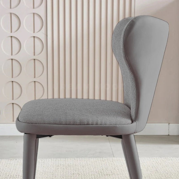 VELLUTO Modern Kitchen Dining Room Chairs Faux Leather Flannel Accent Chairs Metal Vanity Lounge Chair with V255-VE-DICH-GREEN-908