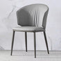VELLUTO Modern Armless Upholstered Side Chair with Metal Legs for Kitchen & Dining Set of 2 (Grey) V255-VE-DICH-GREY-679