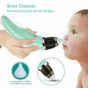 Baby Nasal Aspirator Electric Safe Hygienic Nose Cleaner Snot Sucker For baby (Green) V255-XBQ001-G