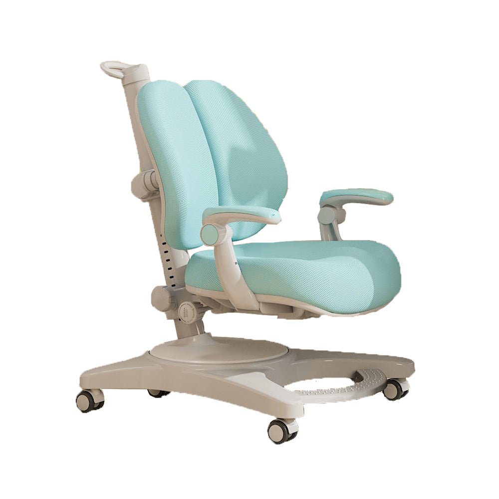 Solid Rubber Wood Height Adjustable Children Kids Ergonomic Blue Study Desk Chair Set 120cm AU V255-XJM017-PCSB508-BLUE