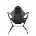 Camping Chair Foldable Swing Luxury Recliner Relaxation Swinging Comfort Lean Back Outdoor Folding Chair V255-YZ007-GREY