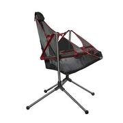 Camping Chair Foldable Swing Luxury Recliner Relaxation Swinging Comfort Lean Back Outdoor Folding Chair V255-YZ007-GREY