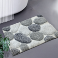 Pebble 3D Design Tufted Soft Pile Bathmat - 50x80 V262-BM-671