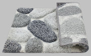 Pebble 3D Design Tufted Soft Pile Bathmat - 50x80 V262-BM-671