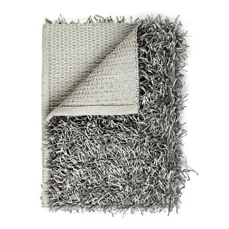 Luxury High Pile Soft Non Slip Bathmat 50 x 80cm (Silver) V262-CI 19 -3488S
