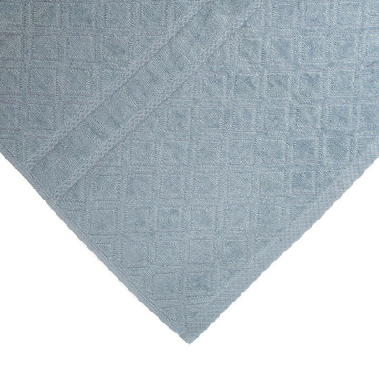 Premium Velour Diamond Design Jacquard Bath Towel (Blue) V262-CR-STK-024B