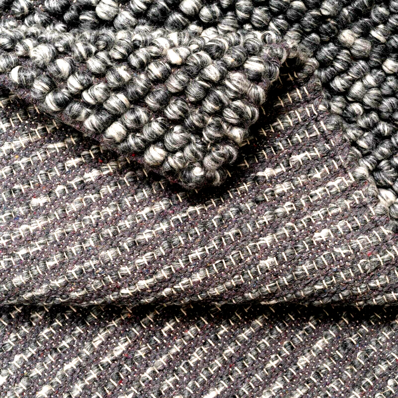 Wool Pebble Charcoal Lifestyle Rug 130x 180 cm V262-CR-STK-033CG