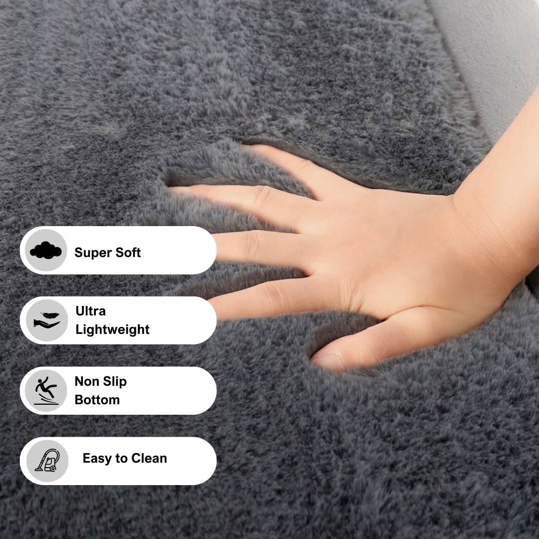 Soft Touch Ultra Plush Memory Foam Tatami Stone Grey Mat - 200 X 300 CM V262-LGH-0089G-1