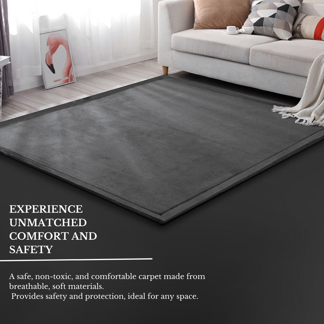 Soft Touch Ultra Plush Memory Foam Tatami Stone Grey Mat - 200 X 300 CM V262-LGH-0089G-1