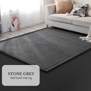 Soft Touch Ultra Plush Memory Foam Tatami Stone Grey Mat - 150 x 200 CM V262-LGH-0089G