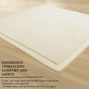 Soft Touch Ultra Plush Memory Foam Tatami Soft Ivory Mat - 200 X 300 CM V262-LGH-0091B-1