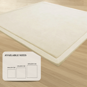 Soft Touch Ultra Plush Memory Foam Tatami Soft Ivory Mat - 200 X 300 CM V262-LGH-0091B-1
