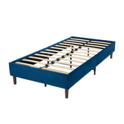 Dreamo Velvet Blue Double Bed Frame V264-BFS-206F-BLU-DL-1