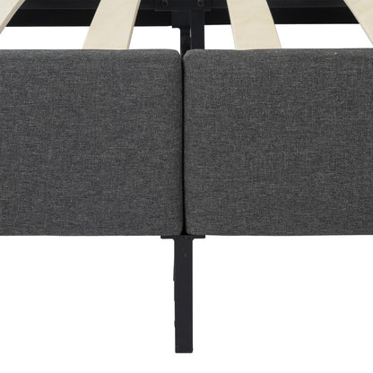 Bed Frame Mattress Foundation (Dark Grey) - Double V264-BFS-206F-DGR-DL-1