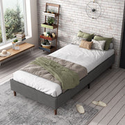 Bed Frame Mattress Foundation (Dark Grey) - Single V264-BFS-206F-DGR-SL-1