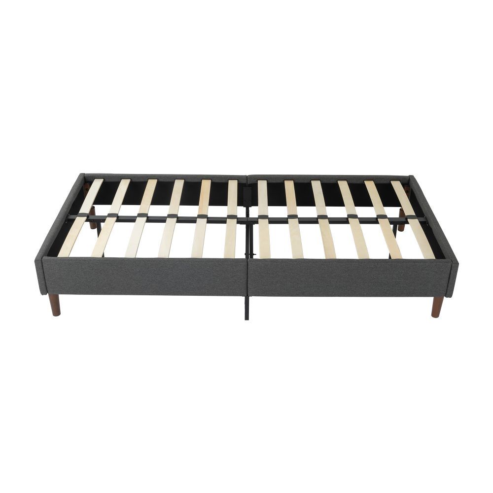 Bed Frame Mattress Foundation (Dark Grey) - Single V264-BFS-206F-DGR-SL-1