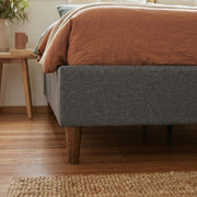 Bed Frame Mattress Foundation (Dark Grey) - Single V264-BFS-206F-DGR-SL-1