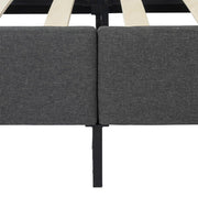 Bed Frame Mattress Foundation (Dark Grey) - Single V264-BFS-206F-DGR-SL-1