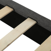 Bed Frame Mattress Foundation (Dark Grey) - Single V264-BFS-206F-DGR-SL-1