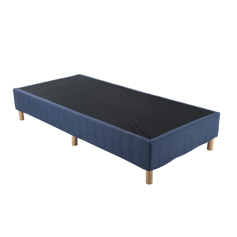 Metal Bed Frame Mattress Foundation Blue - Double V264-BFS-207F-BLU-DL-1