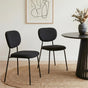 Charcoal Charm Armless Dining Chair Duo V264-DNC-418V-CHL-02-1