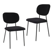 Charcoal Charm Armless Dining Chair Duo V264-DNC-418V-CHL-02-1